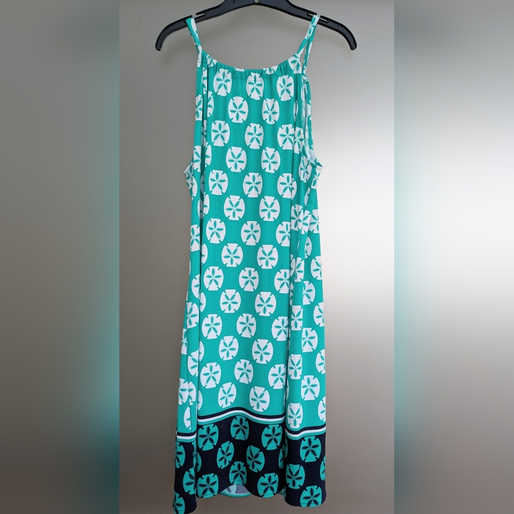 Kaari Blue Sleeveless Sundress Midi